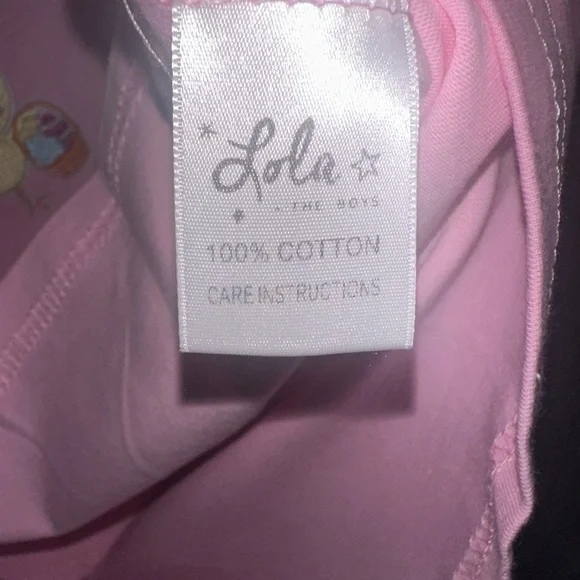 Lola + The Boys Pink Kids T-Shirt with Easter Patches - Picture 4 of 5